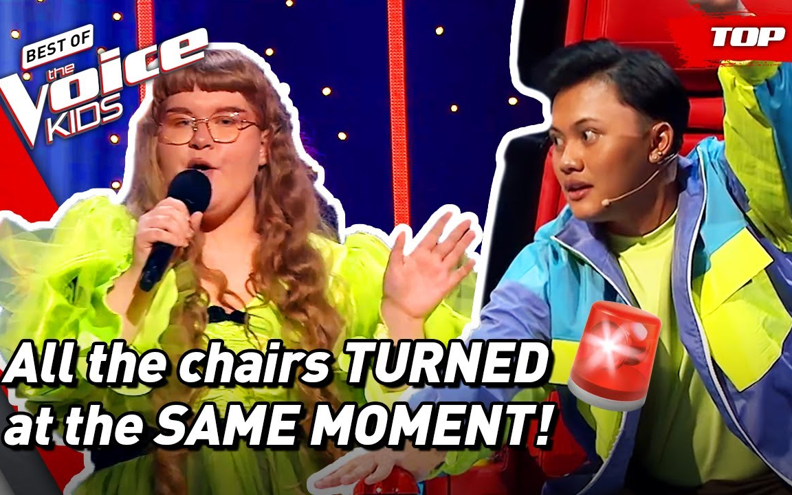 [图]The BEST CHAIR TURNS at the SAME TIME in The Voice Kids 2021 ?| Top 6