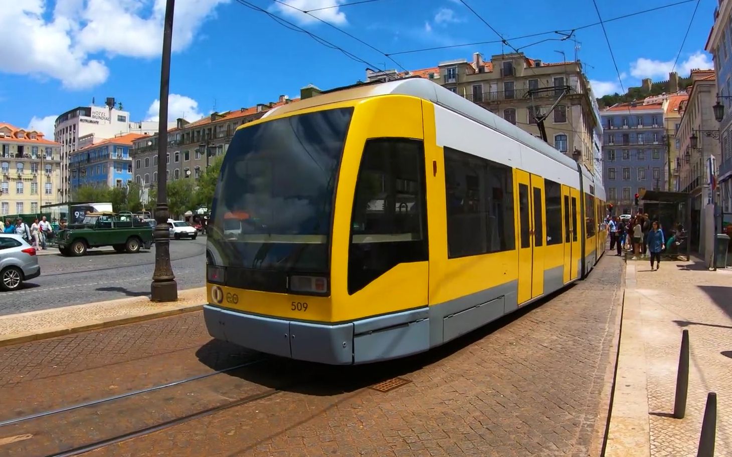 葡萄牙首都里斯本的现代化电车系统