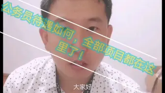 Tải video: 公务员待遇如何，所有项目都在这里了！