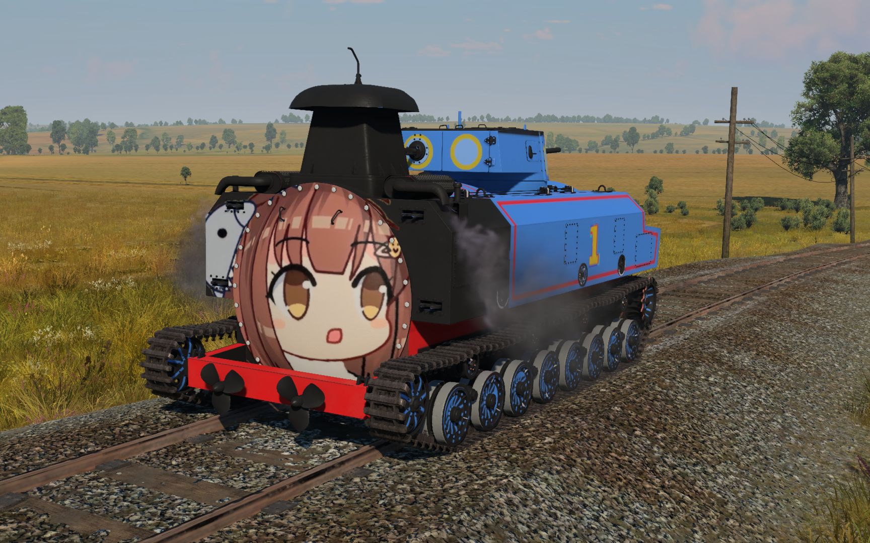 【海子姐】战争雷霆ybb小火车