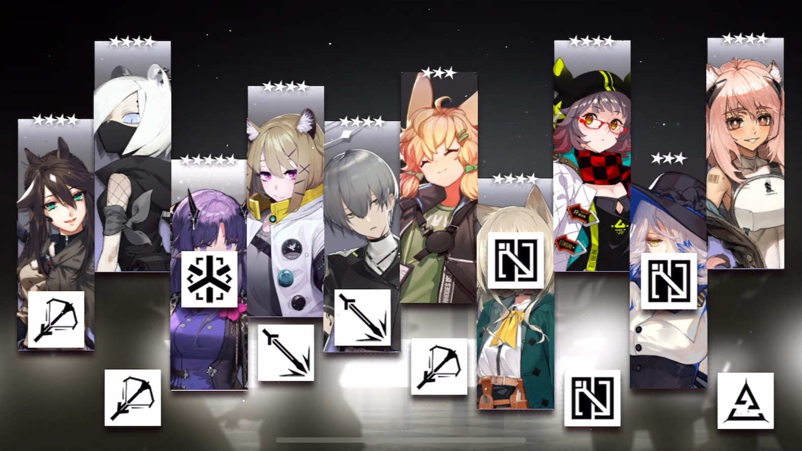 【明日方舟】黑键卡池抽卡(非洲人)