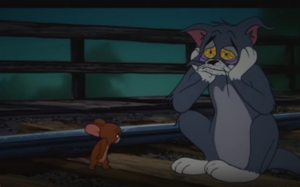 猫和老鼠抑郁图片