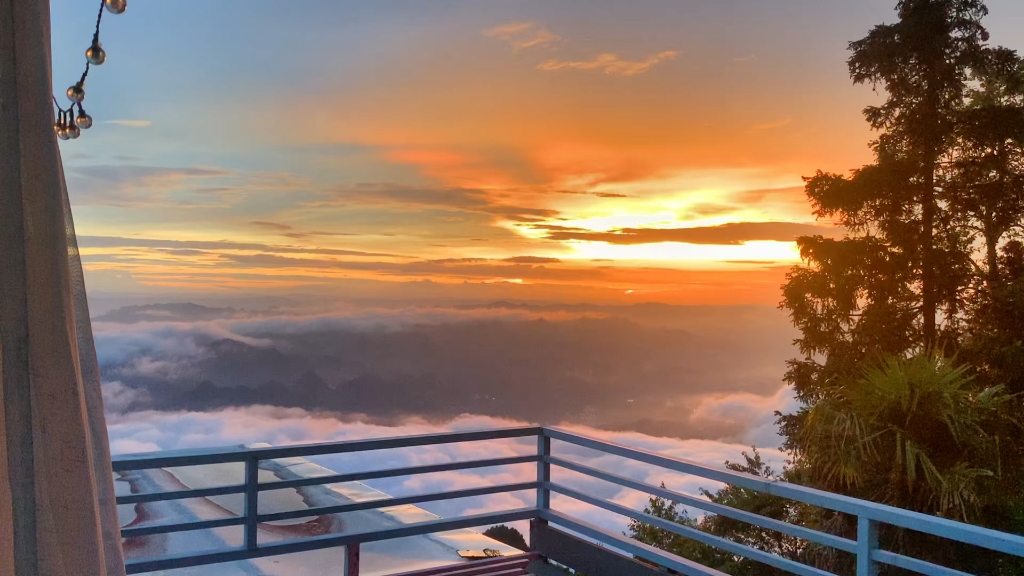 竹境云屋,一个适合安静发呆的地方,茨竹坝云海观赏处.