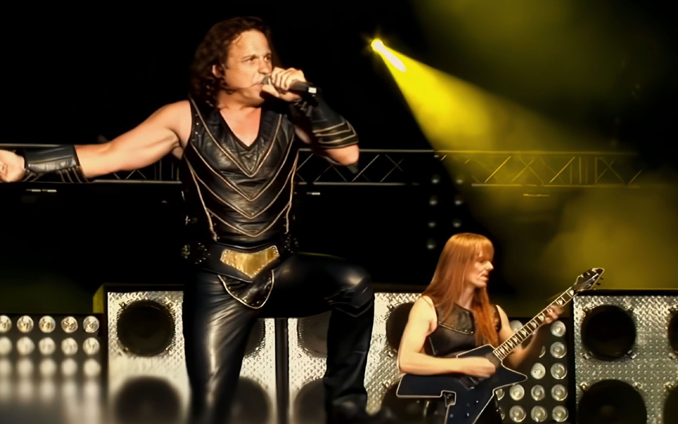 【4k超清ai修复】manowar 乐队《call to arms》live美国重金属现场