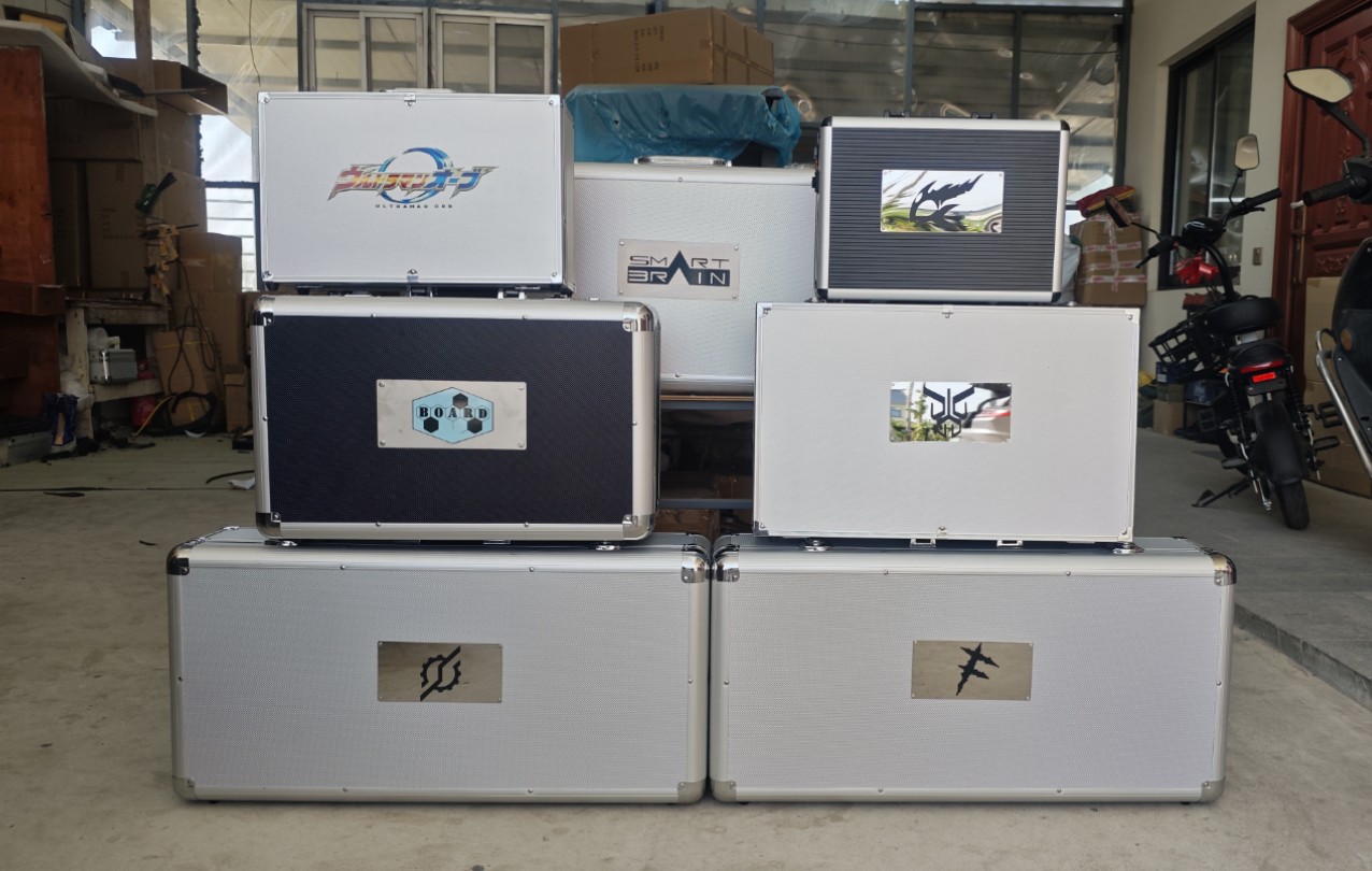 假面骑士铝合金箱收纳箱不锈钢镜面铭牌来图定制