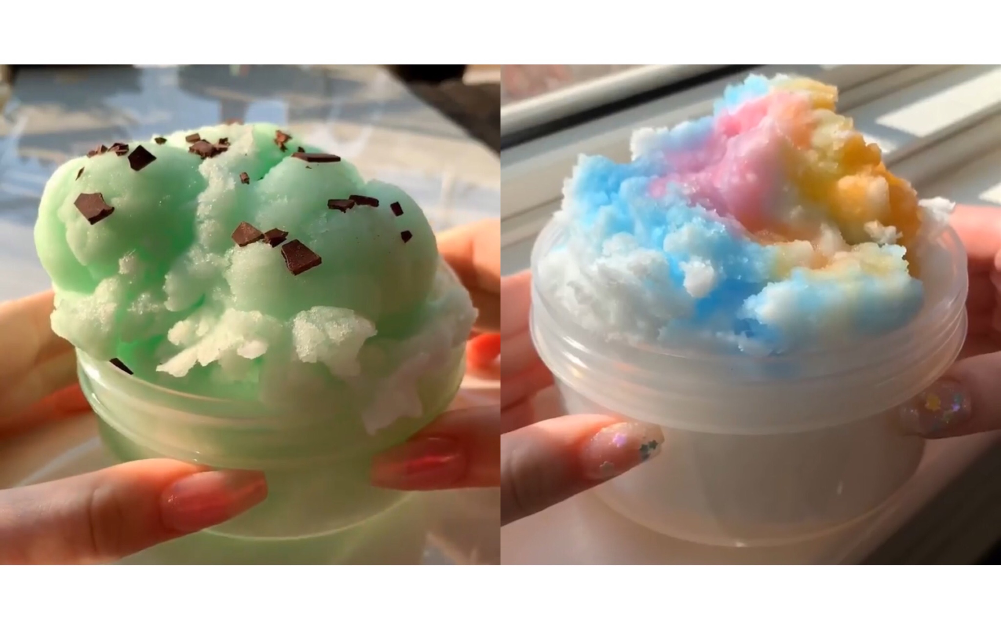 超蓬松细腻的千丝泥 |zhuhniang ins slime搬运