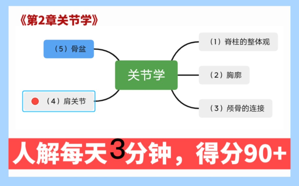 [图]《系统解剖专升本核心知识点背诵》【第2章关节学】专升本系统解剖大学期末考试核心知识点每天背诵3分钟轻松拿高分专升本系统解剖