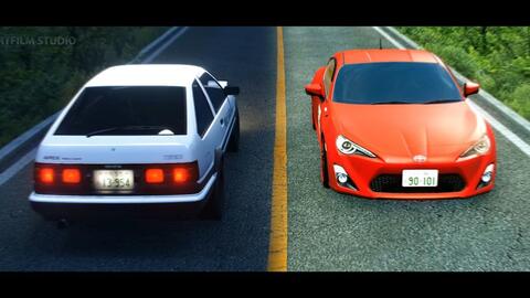 Initial D Battle Stage 1 Remake Revised: FD3S VS AE86 