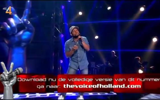 [图]Mitchell Brunings - Redemption Song by Bob Marley. The Voice Of Holland Season 4