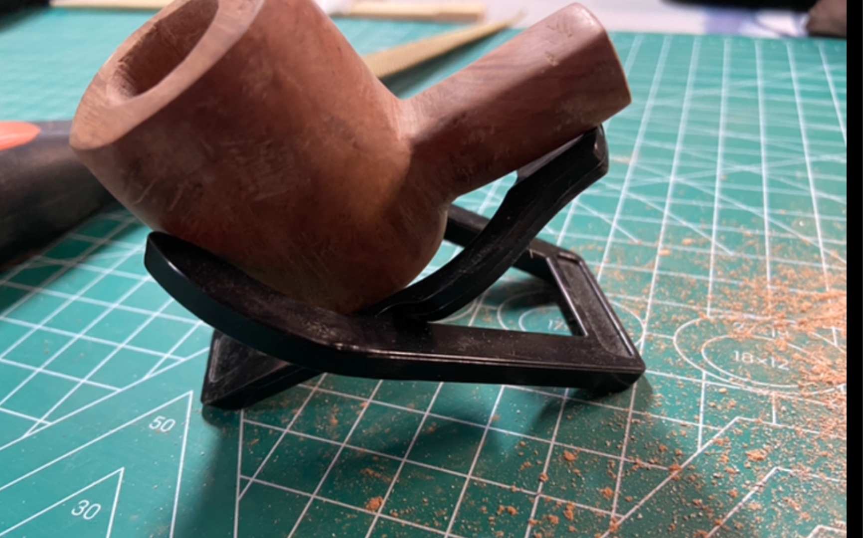 给父亲做的一把烟斗