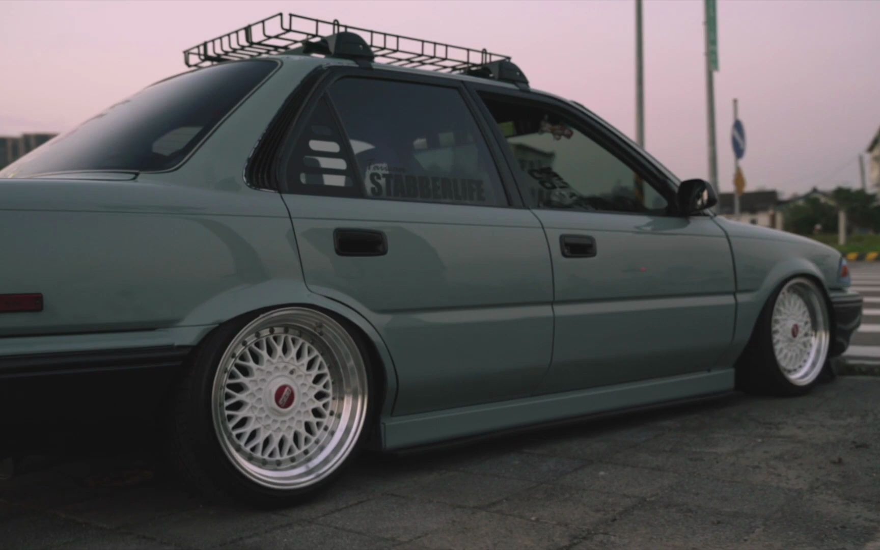 老車不死- bagged toyota corolla ae92