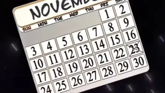 【ae教程】漫剪日历飞散效果
