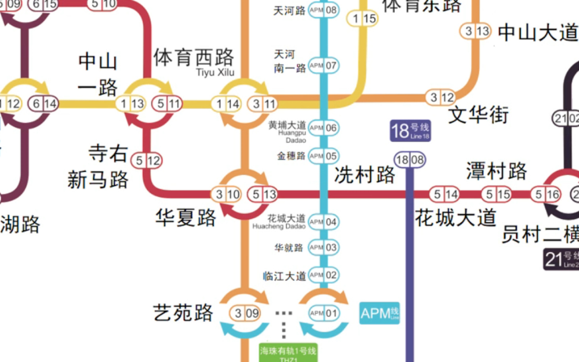 广州地铁1号线线路图图片