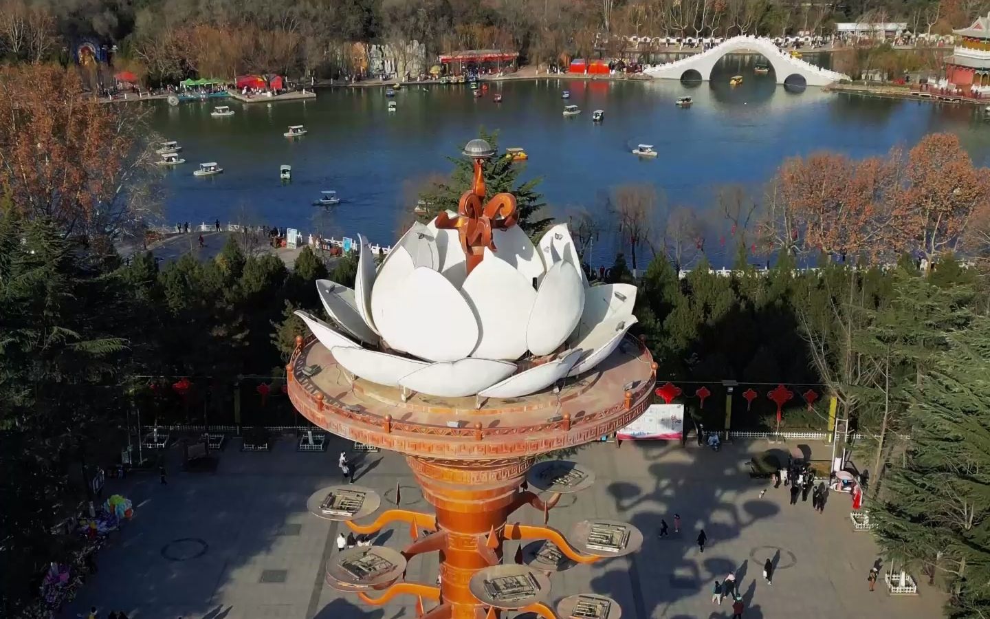 大疆mini3pro宝鸡人民公园竖拍