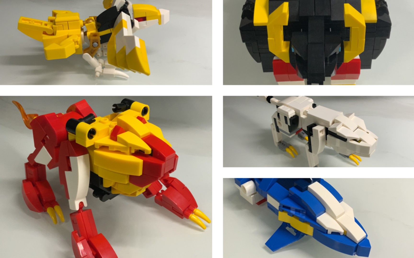 【尘漠拼搭】百兽战队moc积木拼搭教程-脑叶切除-另-哔哩哔哩视频