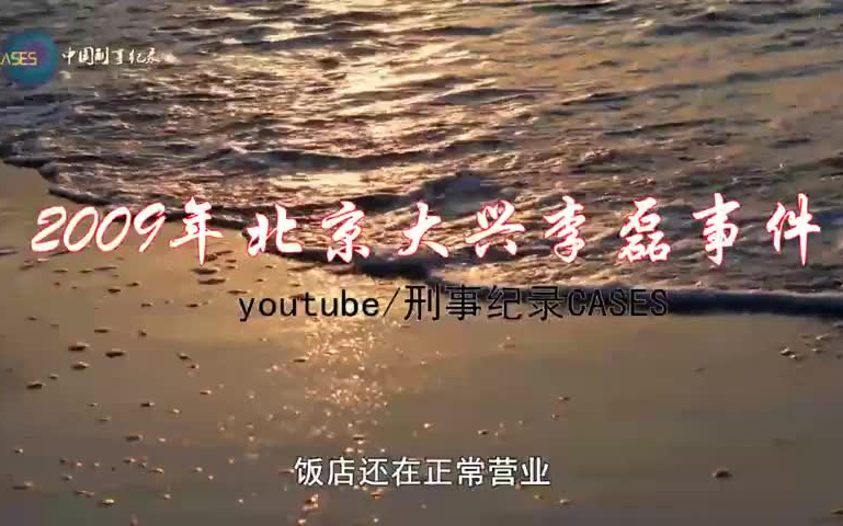 2009年北京大兴李磊灭门事件哔哩哔哩bilibili