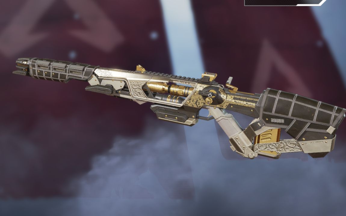 apexlegends哨兵狙击步枪黄铜爆裂扩展皮肤射击场展示