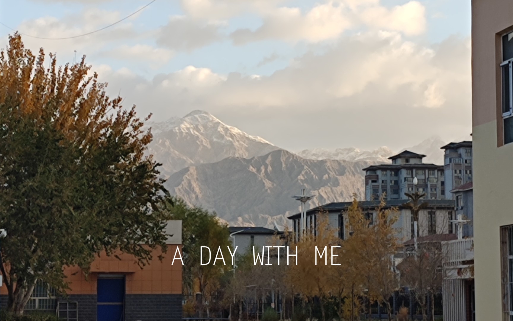 [图]平淡的11月中｜窗外的天山雪山｜抓鱼｜结冰小湖｜校内的落叶🍂写满了秋意