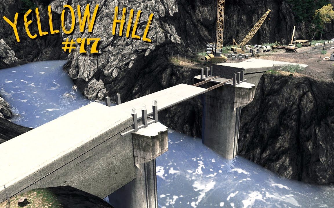 【都市天际线黄山】第十七集  桥梁建造工地 Yellow Hill  EP17  The Bridge construction site哔哩哔哩bilibili