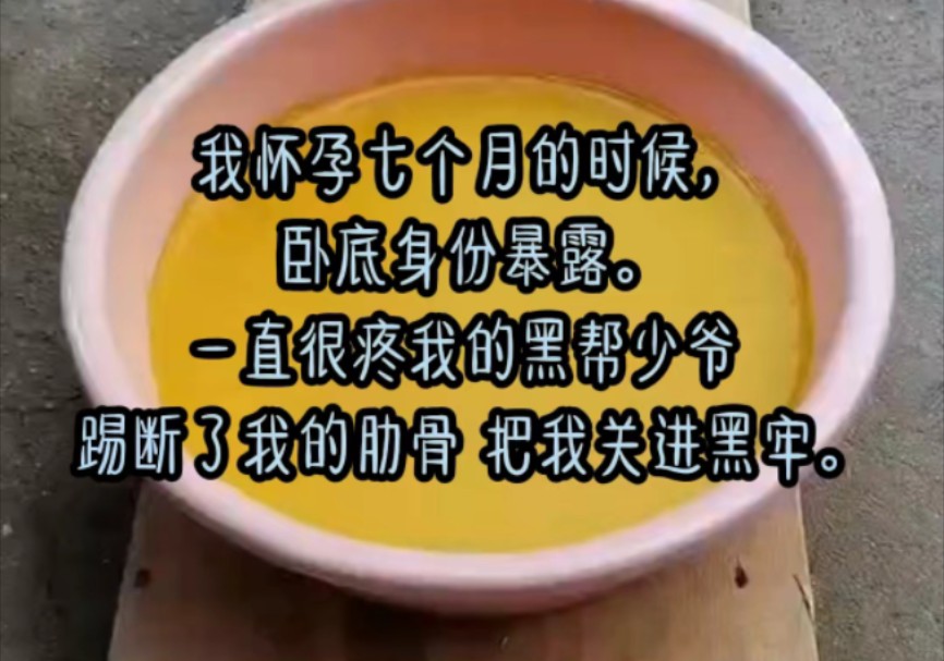 [图]我怀孕七个月的时候，卧底身份暴露。一直很疼我的黑帮少爷 踢断了我的肋骨 把我关进黑牢。