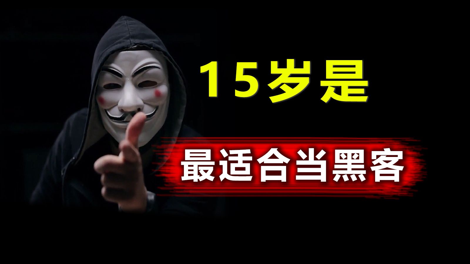 最适合学黑客技术的年龄是多少?我可以很自信的告诉你是15岁.哔哩哔哩bilibili