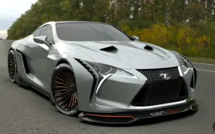 Download Video: Evrim Ozgun设计的2024 LEXUS - LC500 Bodykit