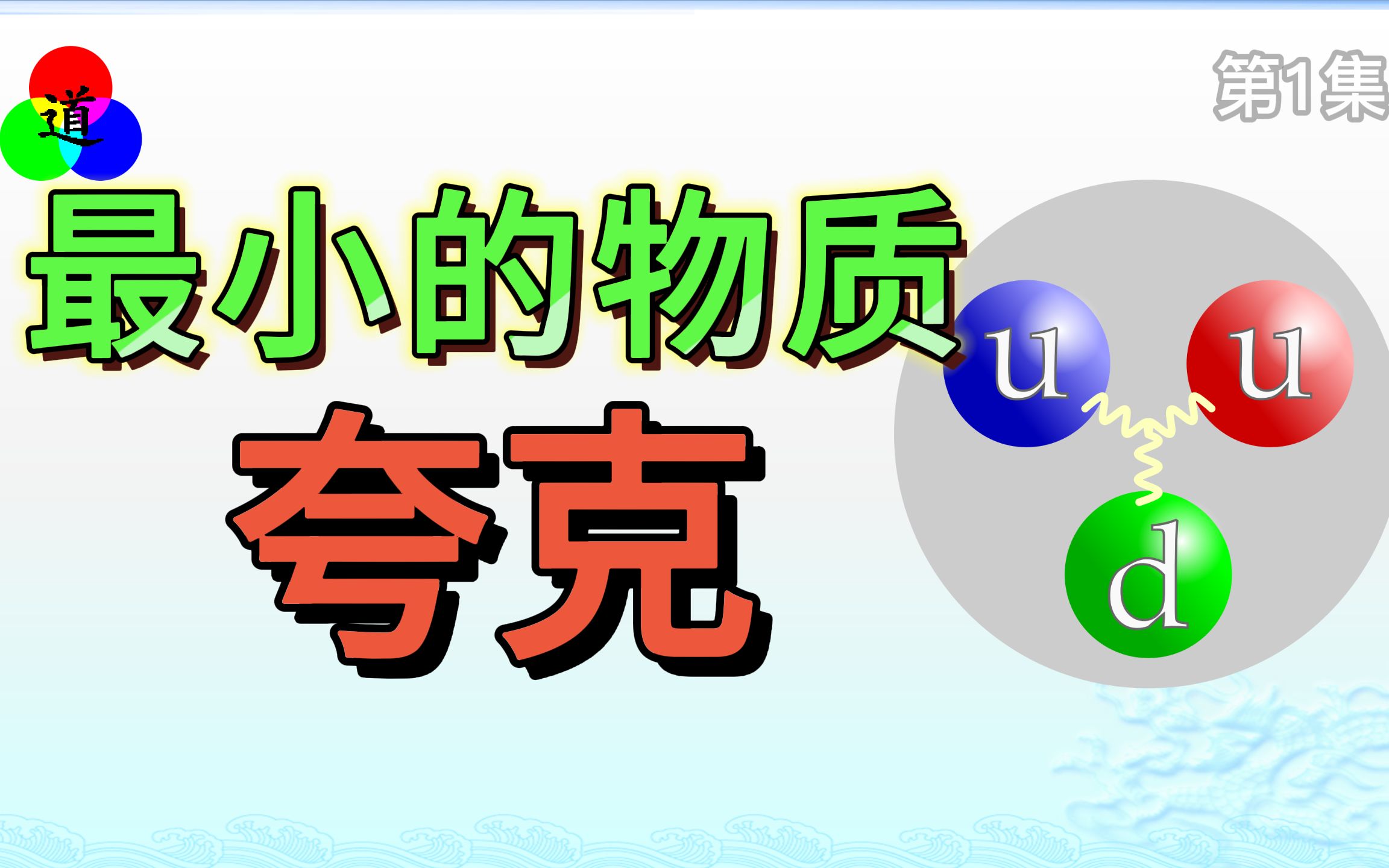 [图]世界上最小的东西是什么？哪张图最有科学含量？【第1集:夸克】