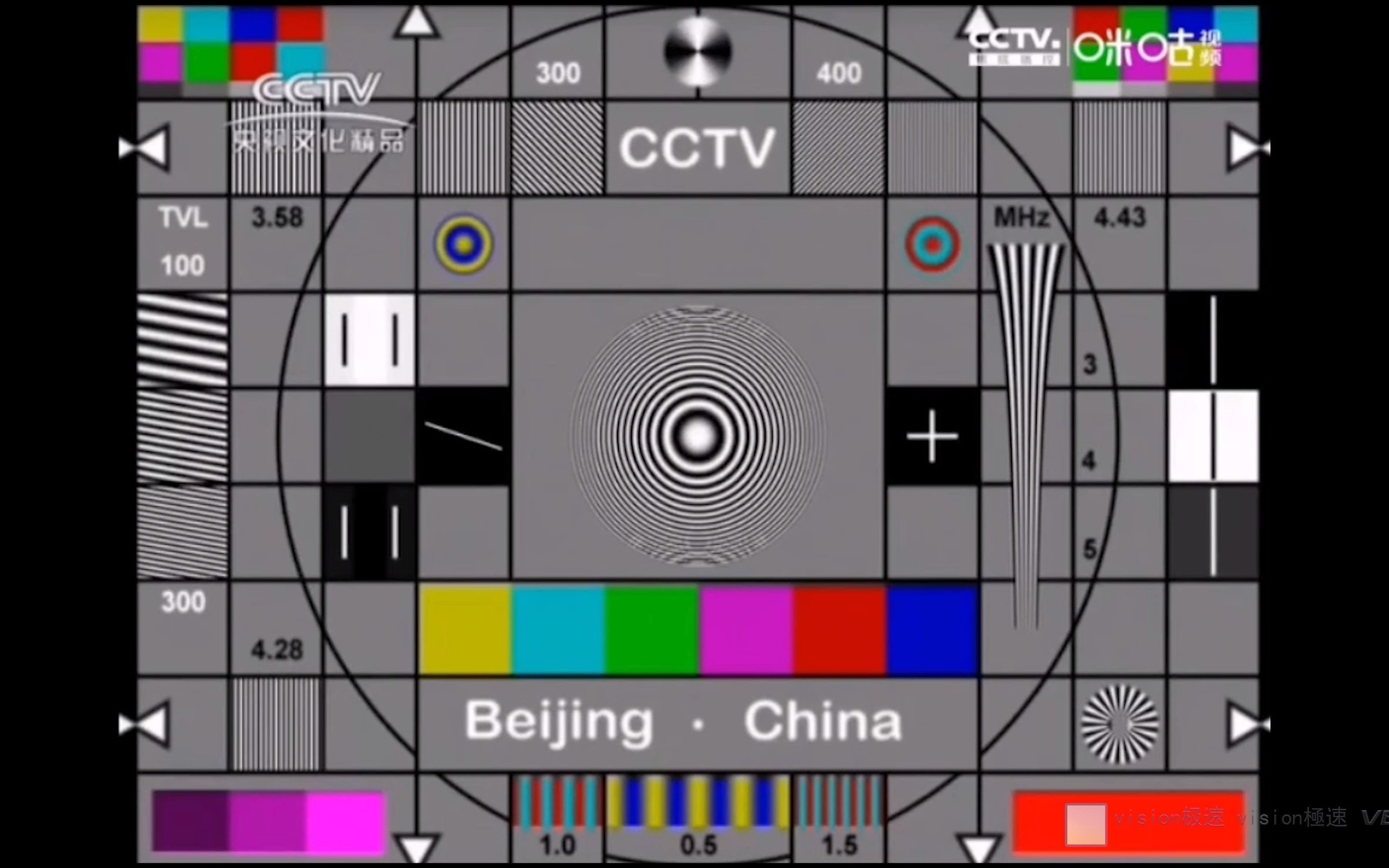 CCTV第一剧场测试卡图片