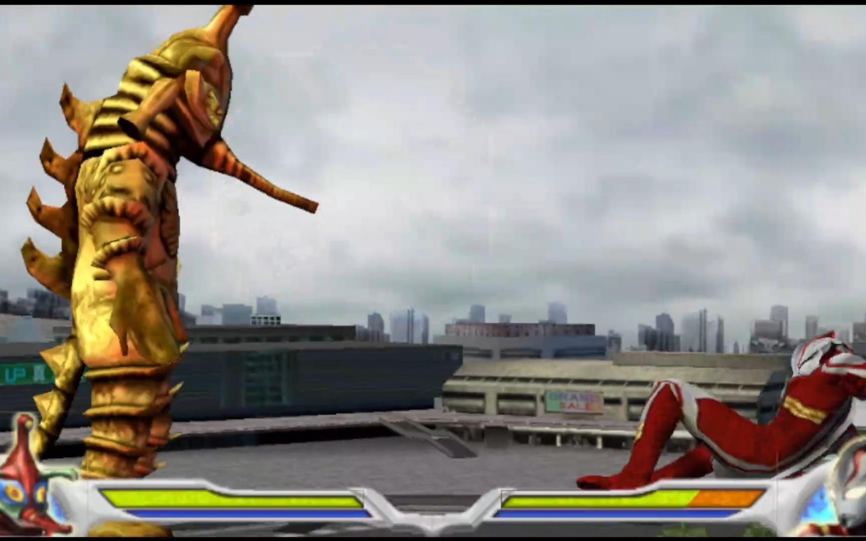 奥特曼格斗进化0:全角色变为金色的效果(2)