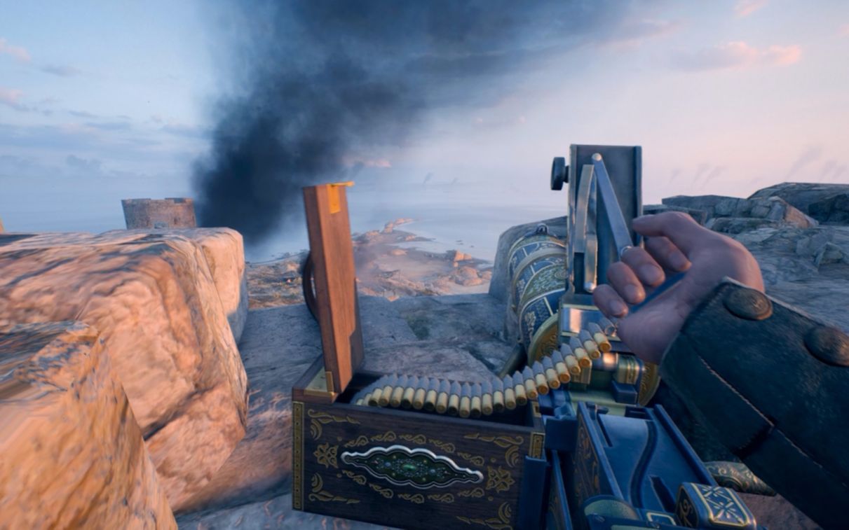 战地1m1917机枪抗登陆