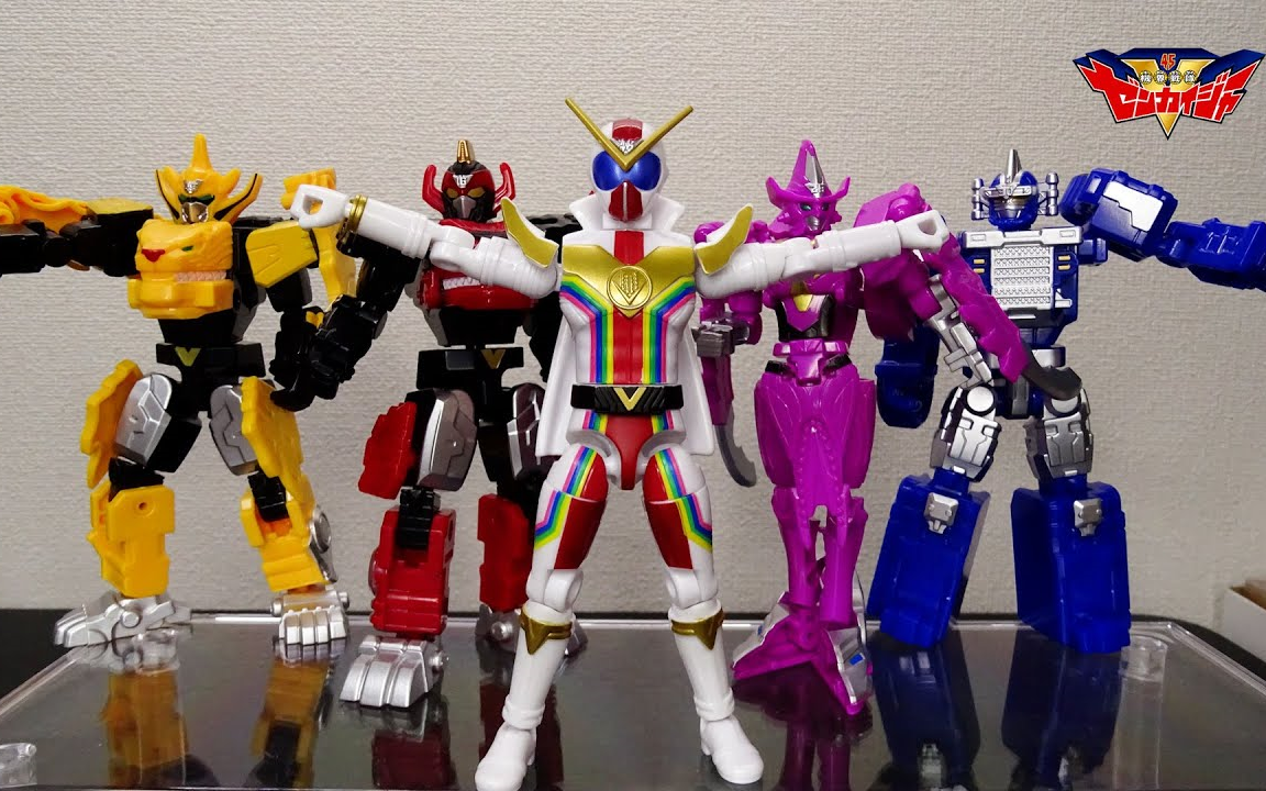机界战队全开者玩具 变形英雄系列 全开株罗 全开牙吠 全开魔法 全开