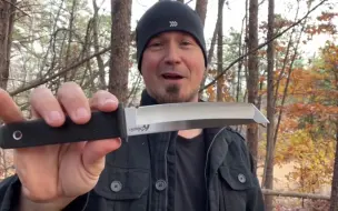 Video herunterladen: Cold Steel 美国冷钢 17T Kobun Tanto Fixed Blade 白武士刀