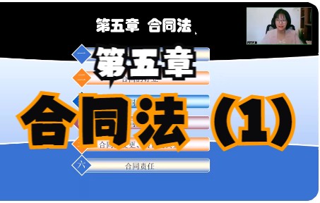 [图]第五章-合同法（1）