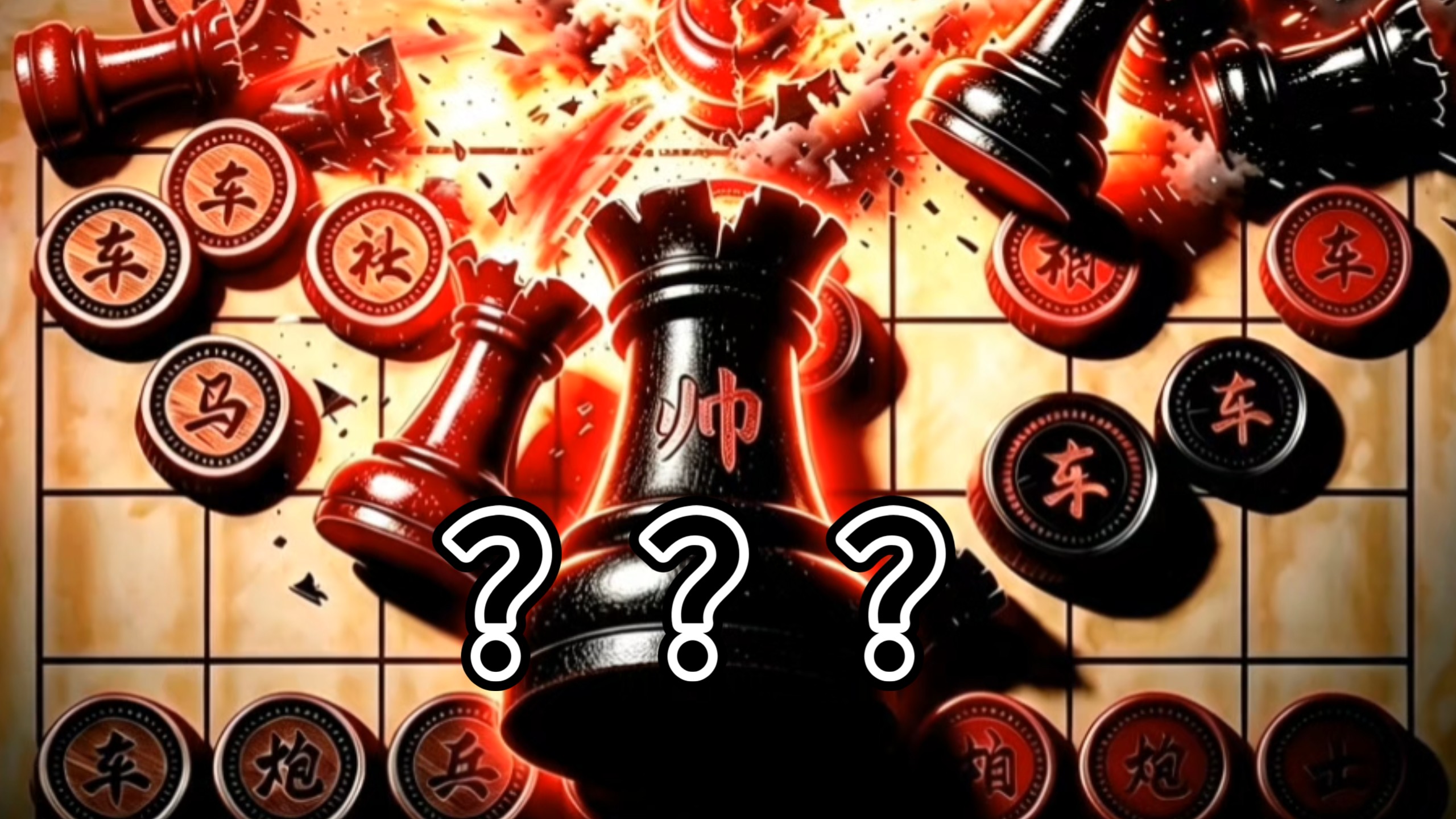 AI象棋对弈，但是图片也由自己生成