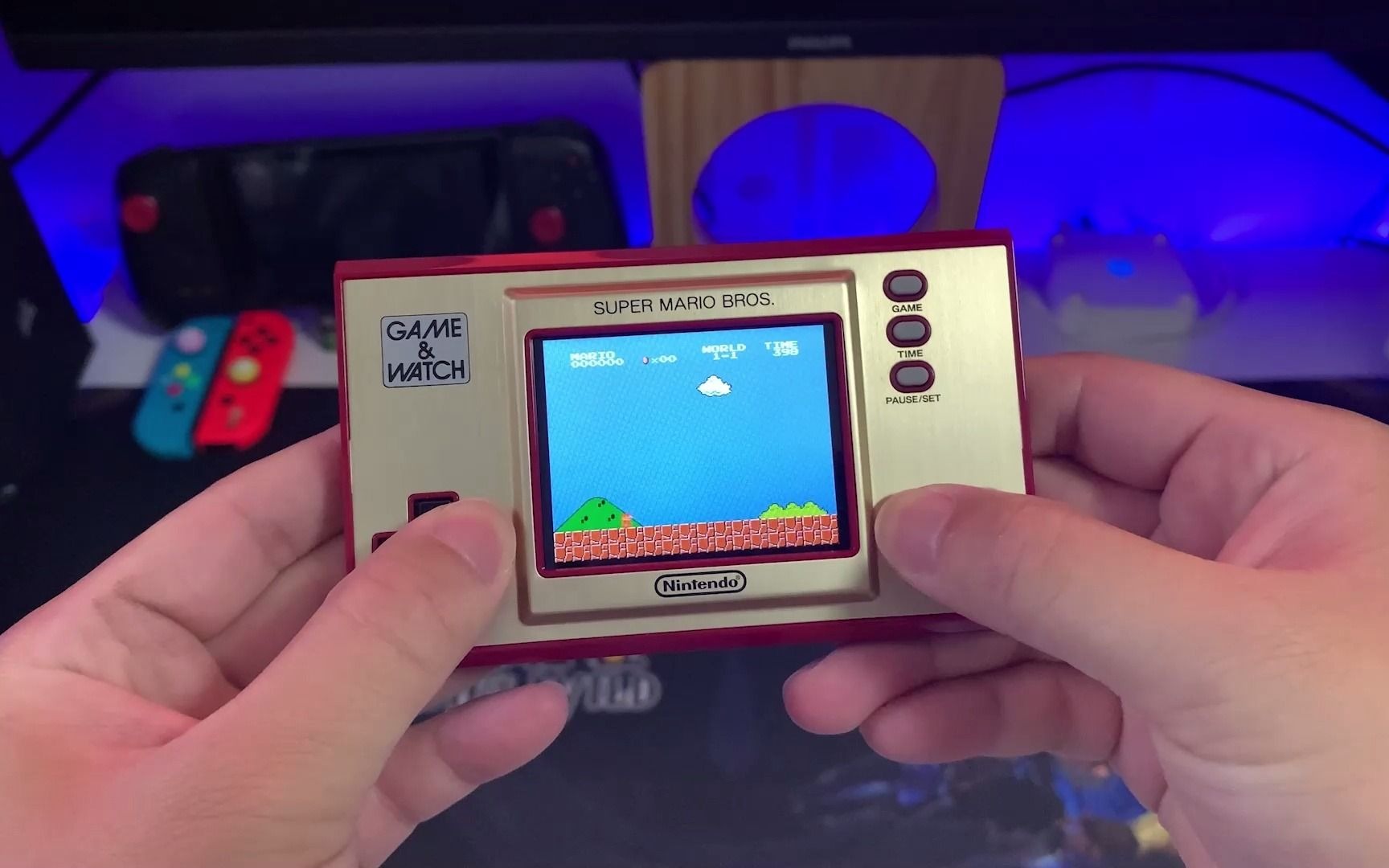 ns游戏开箱视频1超级马里奥35周年纪念日gamewatch