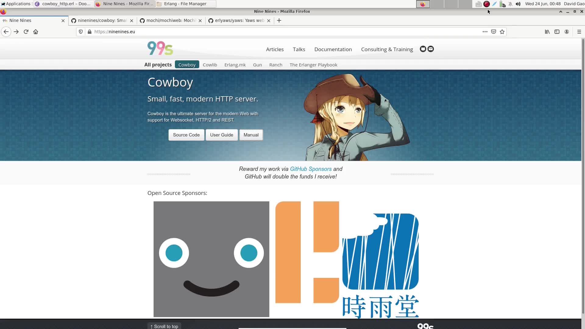 Erlang开发Web游戏2 强大的Web服务器Cowboy哔哩哔哩bilibili