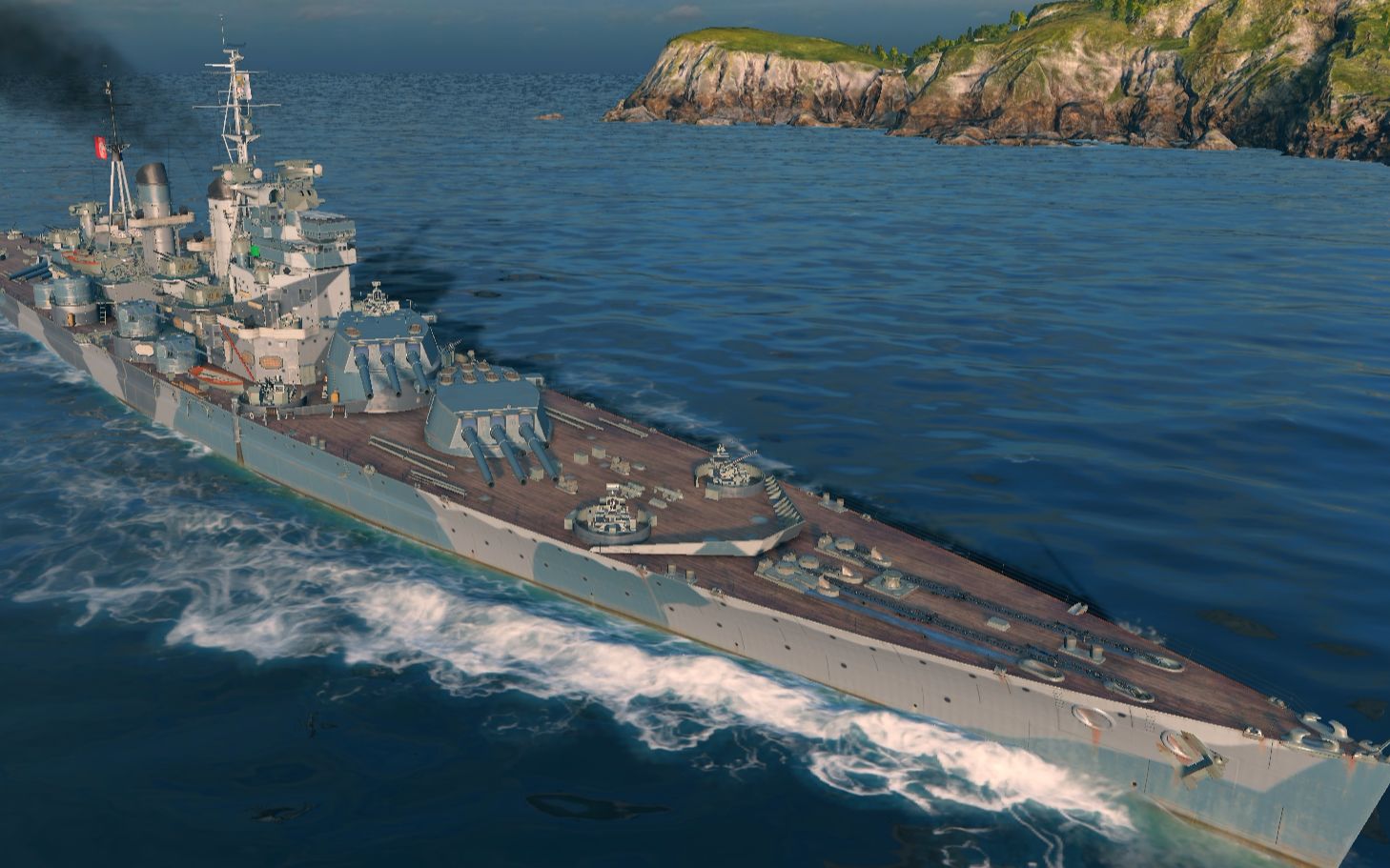 【战舰世界】狮级战列舰点火实验_哔哩哔哩_bilibili