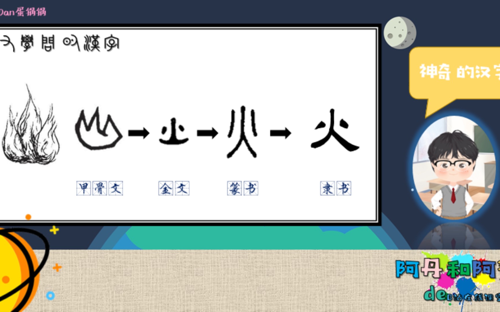 【有学问的汉字】4.火哔哩哔哩bilibili