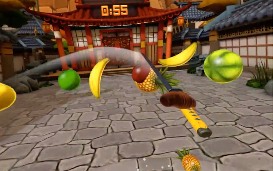 水果忍者vr街机模式单刀