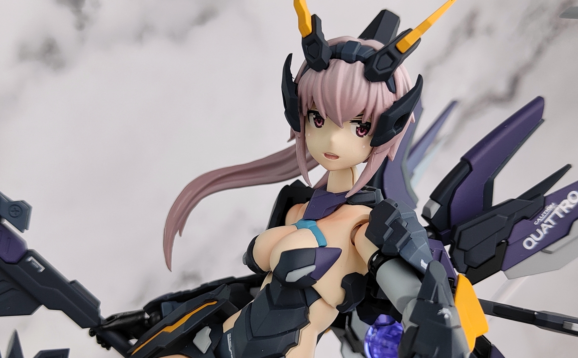 【模型喷涂】御模道 青龙机娘 喷涂改色_哔哩哔哩_bilibili