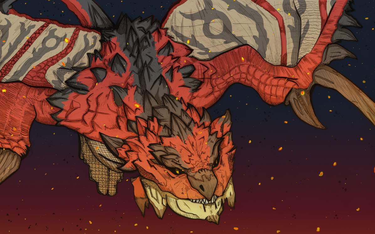 mhxx诹访子大佬的黑炎王勇气大剑教学