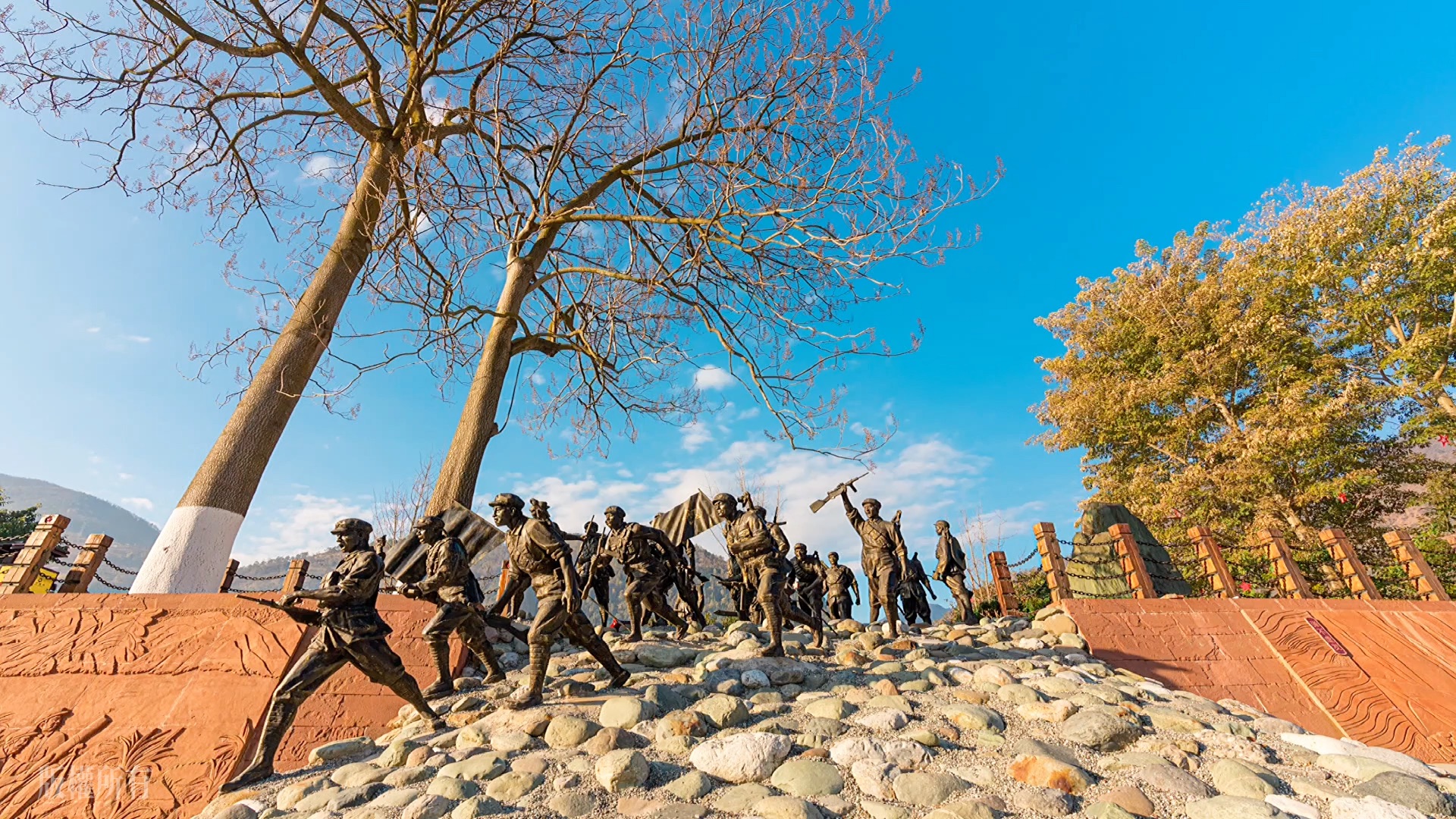 石棉安顺场红军