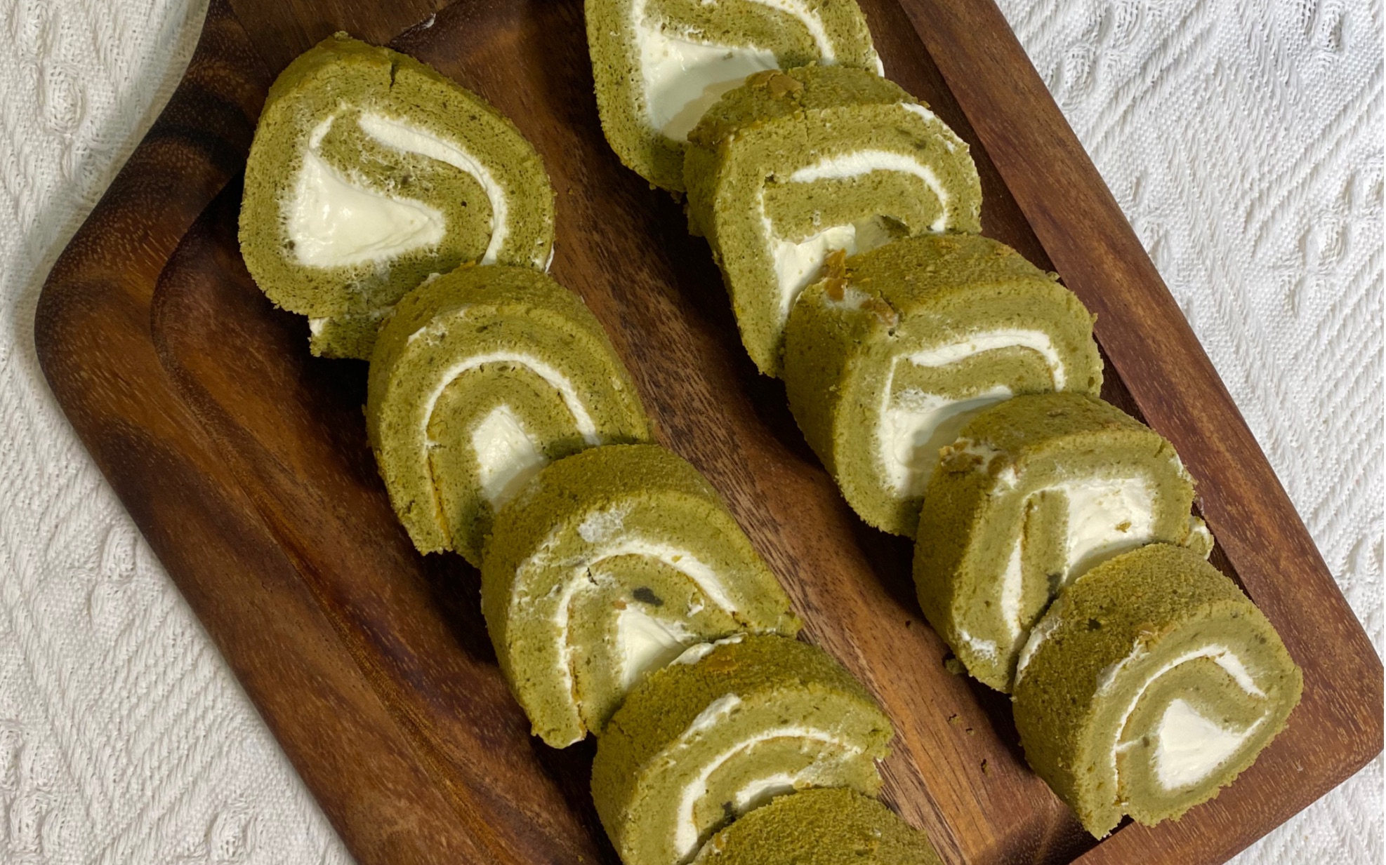 家庭烘培:抹茶瑞士卷