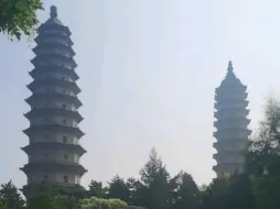 Скачать видео: 太原双塔寺，原名“‌永祚寺”，能上一天少一天！