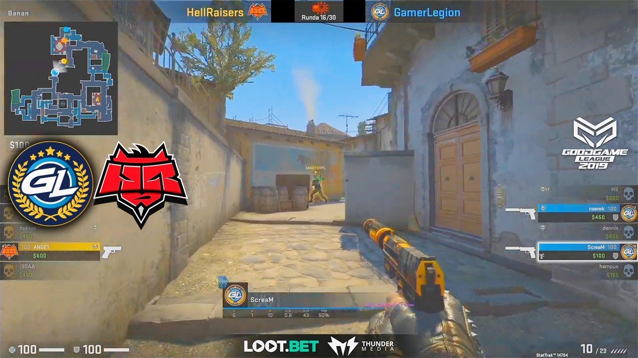 csgodennis首次在gamerlegionvshellraisersgoodgameleague