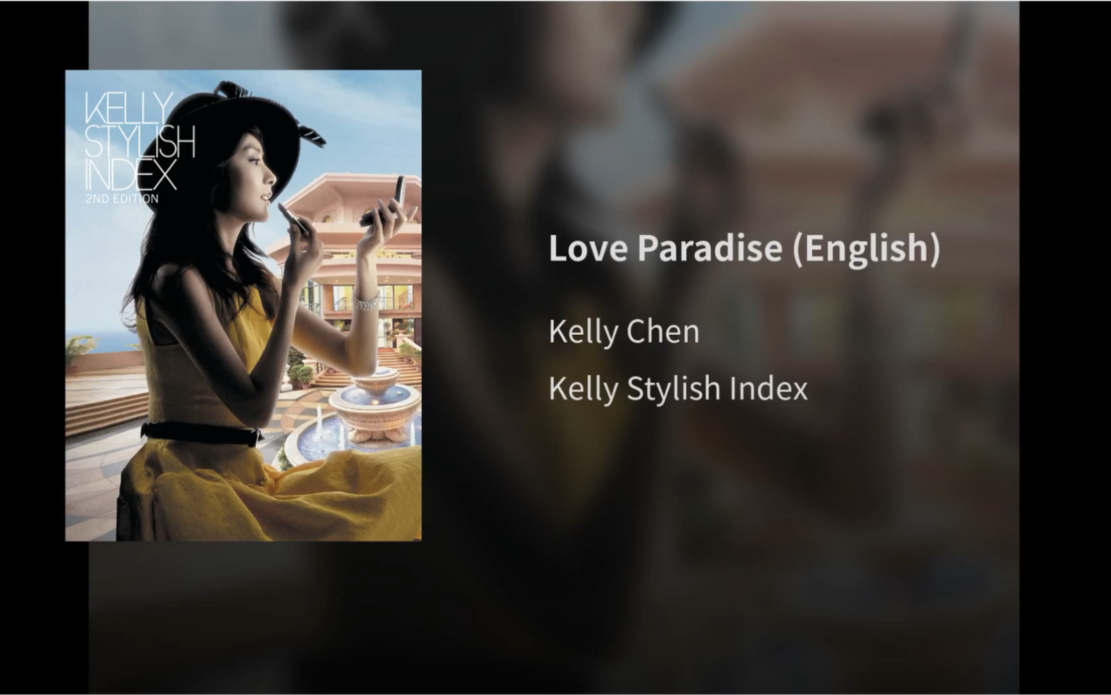 [图]陈慧琳-Love Paradise  好听的英文歌