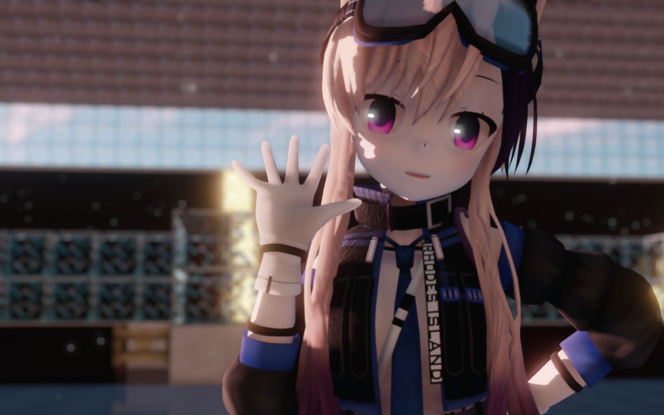 【明日方舟mmd】在?来看卡缇溜冰【恋して73ポプテピピック】