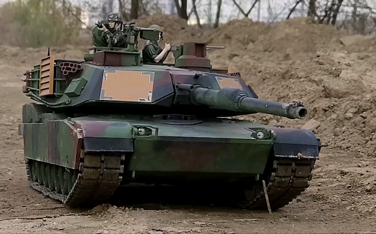 rc坦克tamiya田宫116米国m1a2艾布拉姆斯遥控坦克模型室外越野北约