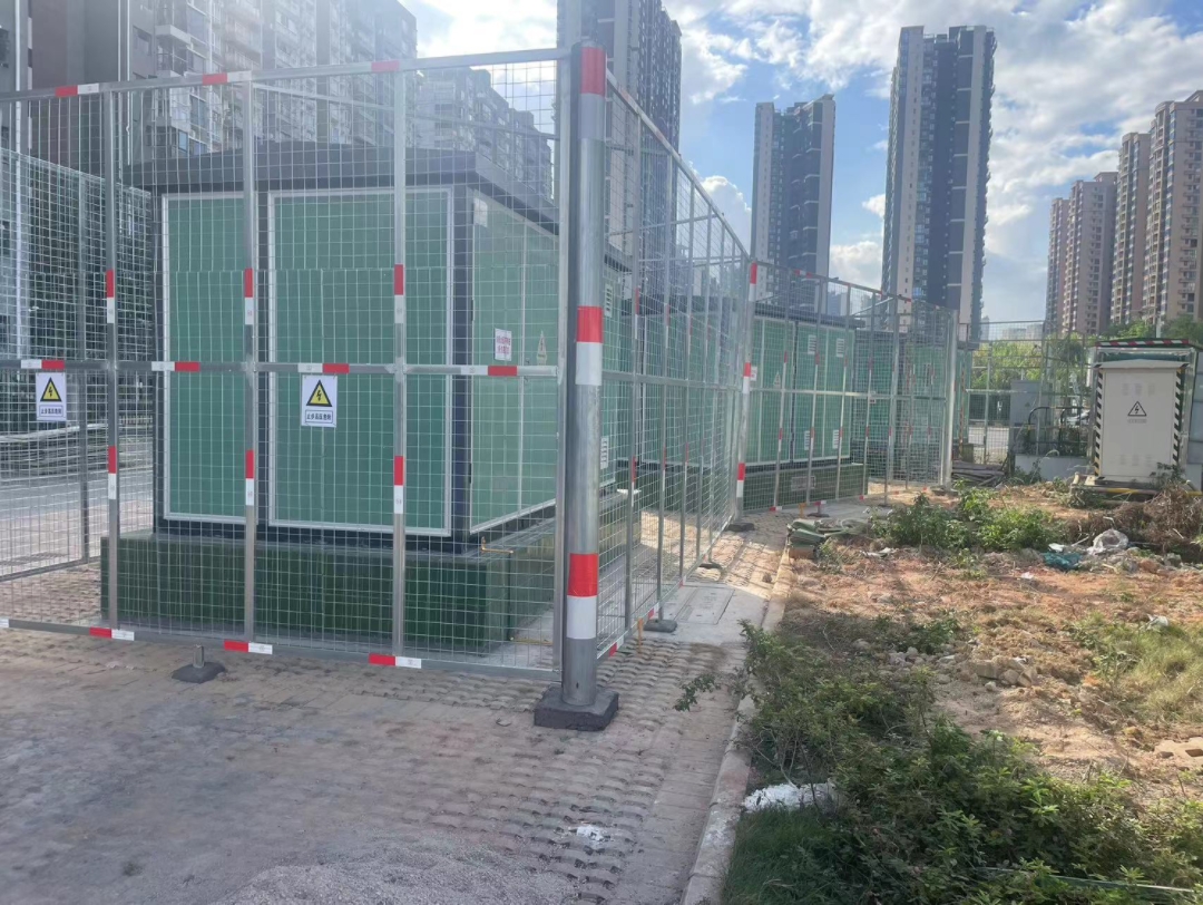 箱变基础和设备安装的施工过程回放