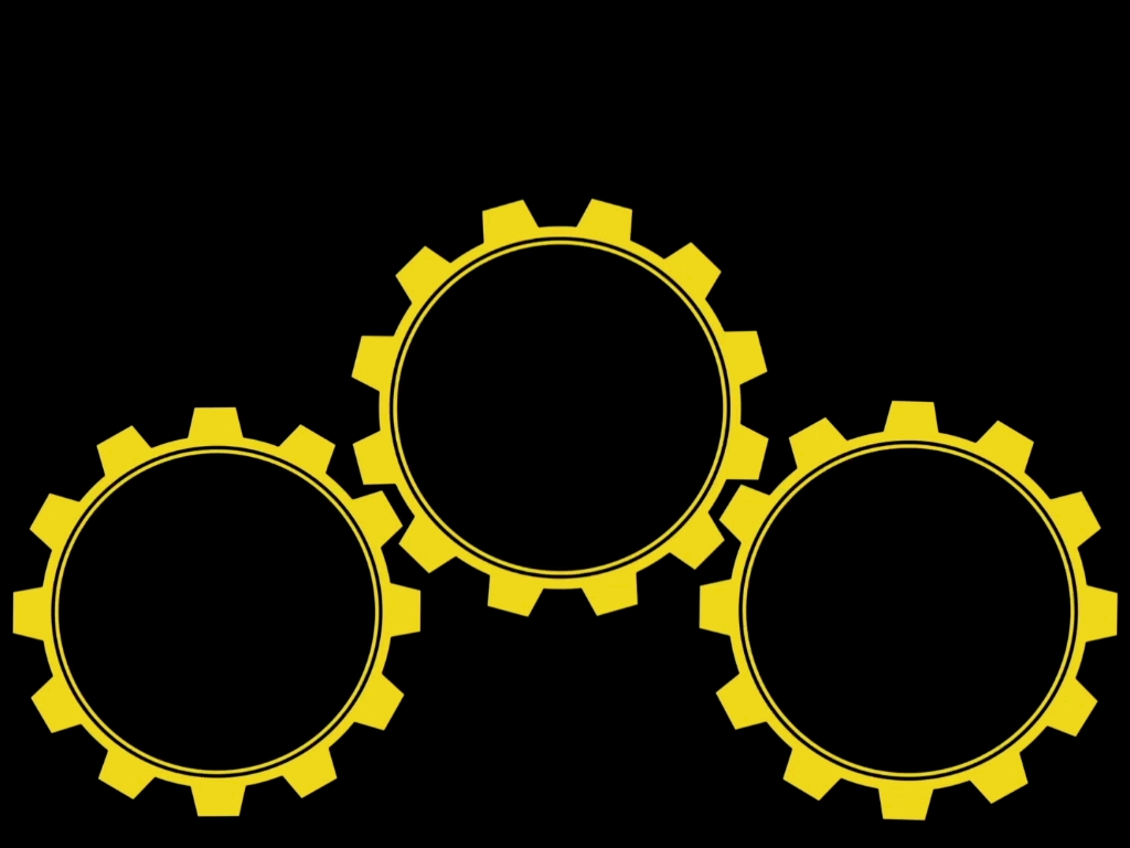 做了个齿轮联动的动画